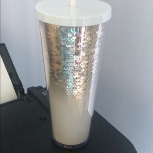 Starbucks rose gold sequin